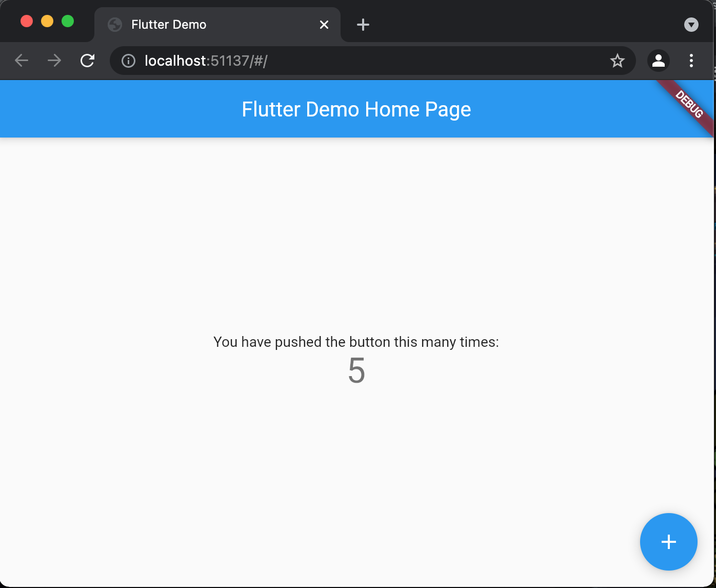 Flutter create the app in Mac